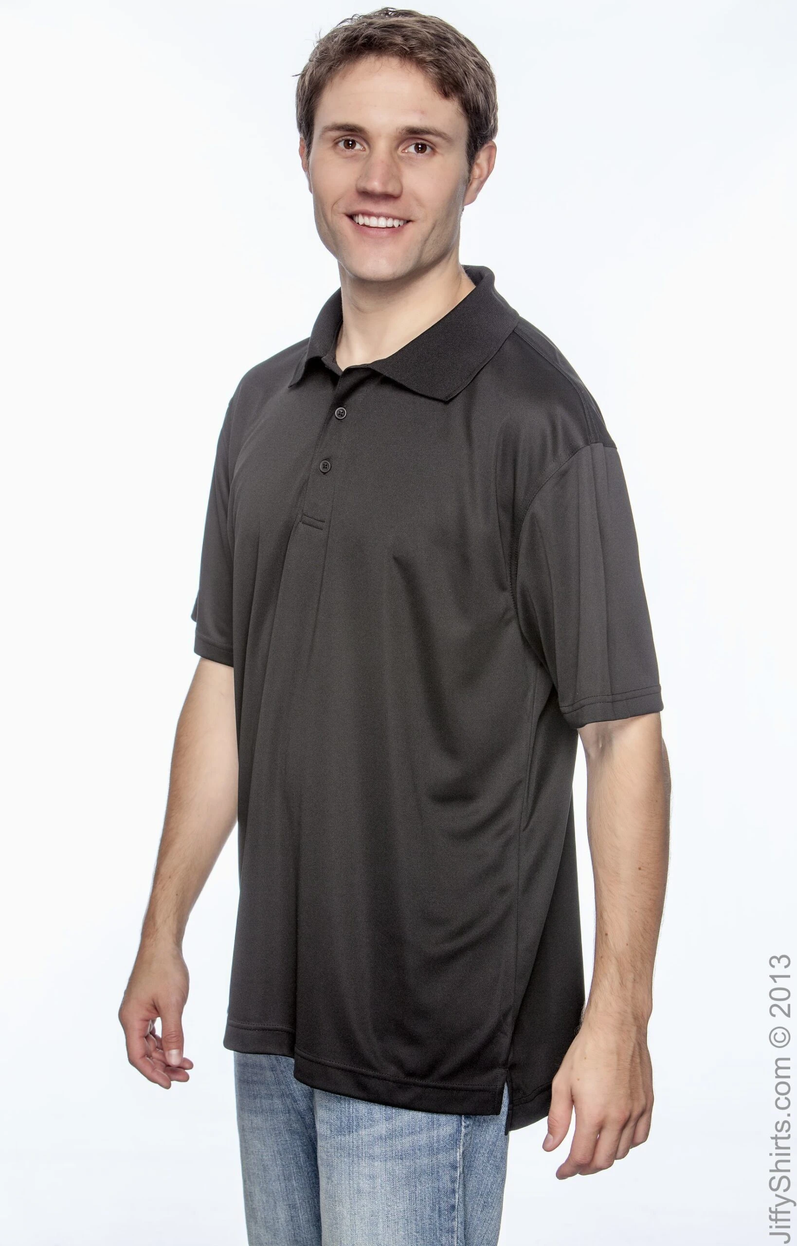 Men's 4 Oz. Polytech Polo 4 Men's 4 Oz. Polytech Polo - Image 2