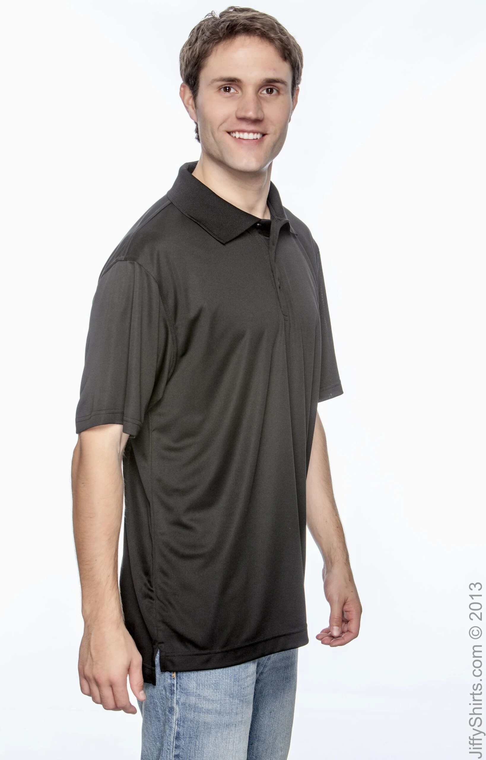 Men's 4 Oz. Polytech Polo 5 Men's 4 Oz. Polytech Polo - Image 3