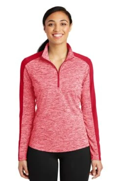 Ladies PosiCharge Electric Heather Colorblock 1/4-Zip Pullover 15 Ladies PosiCharge Electric Heather Colorblock 1/4-Zip Pullover -Jiffyshirts Sales Store 488f3a33c37f31