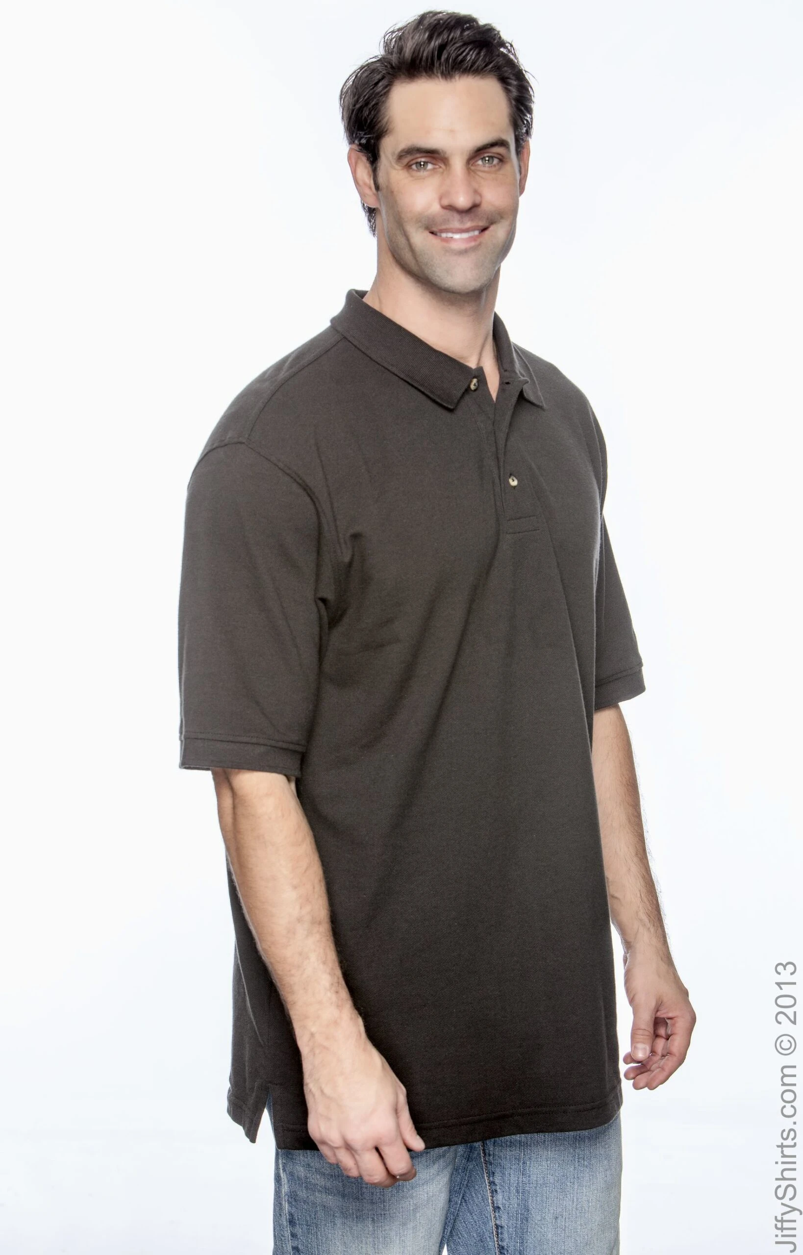 Men's 6 Oz. Ringspun Cotton Piqué Short-Sleeve Polo 4 Men's 6 Oz. Ringspun Cotton Piqué Short-Sleeve Polo - Image 3