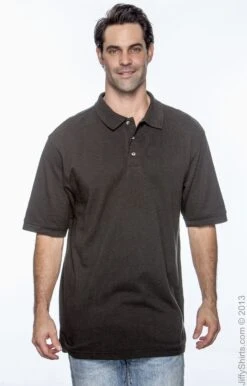 Men's 6 Oz. Ringspun Cotton Piqué Short-Sleeve Polo