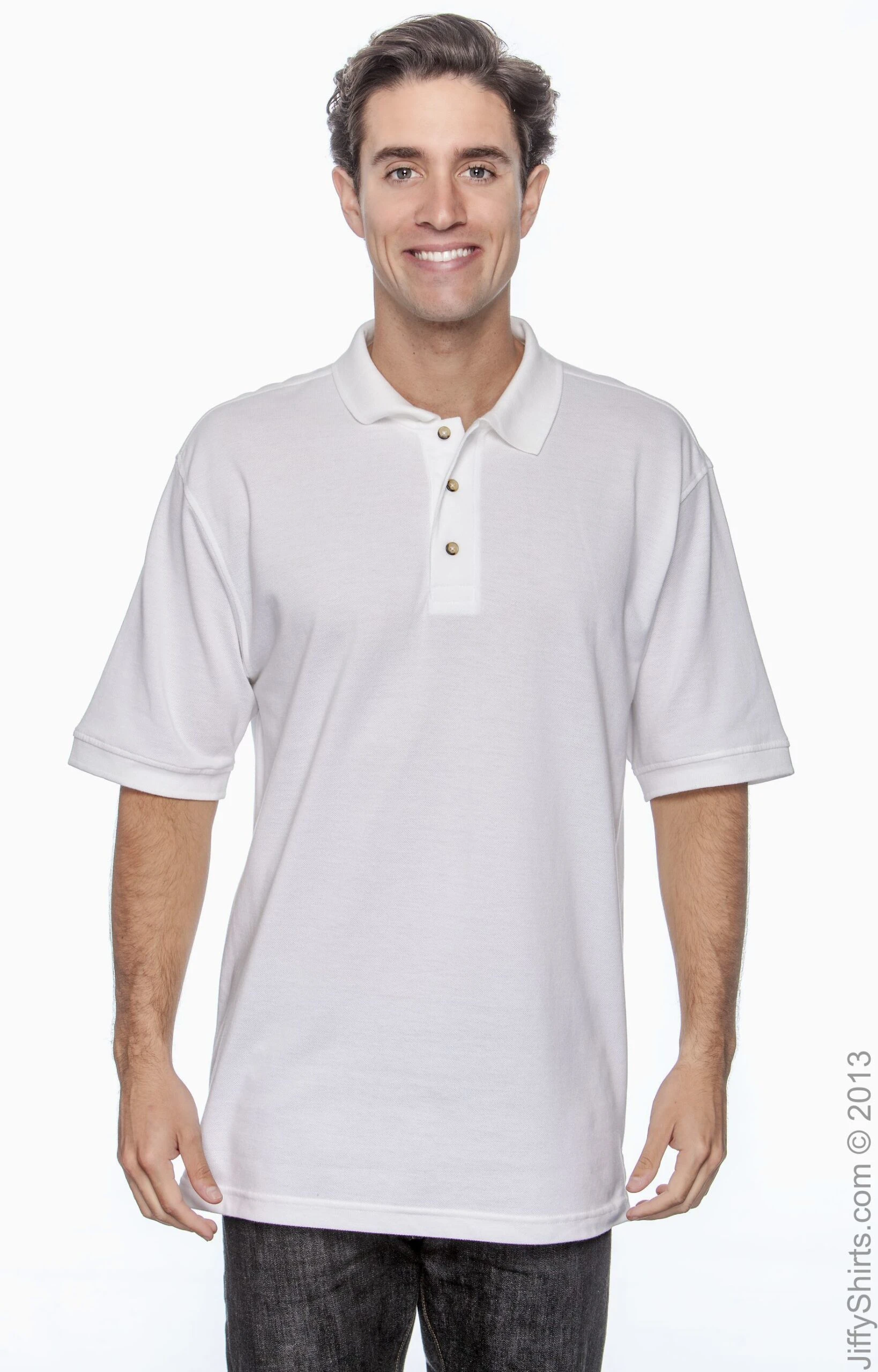 Men's 6 Oz. Ringspun Cotton Piqué Short-Sleeve Polo 6 Men's 6 Oz. Ringspun Cotton Piqué Short-Sleeve Polo - Image 5