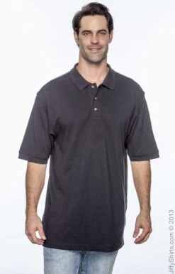 Men's 6 Oz. Ringspun Cotton Piqué Short-Sleeve Polo 24 Men's 6 Oz. Ringspun Cotton Piqué Short-Sleeve Polo -Jiffyshirts Sales Store 48BE1681DDD17C