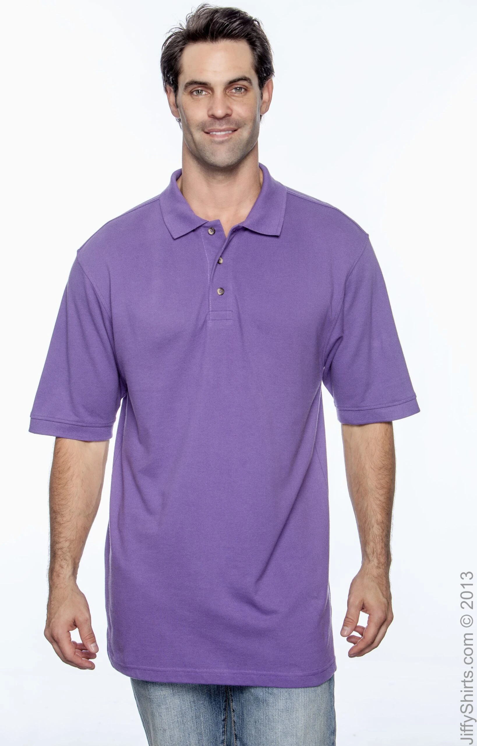 Men's 6 Oz. Ringspun Cotton Piqué Short-Sleeve Polo 15 Men's 6 Oz. Ringspun Cotton Piqué Short-Sleeve Polo - Image 14