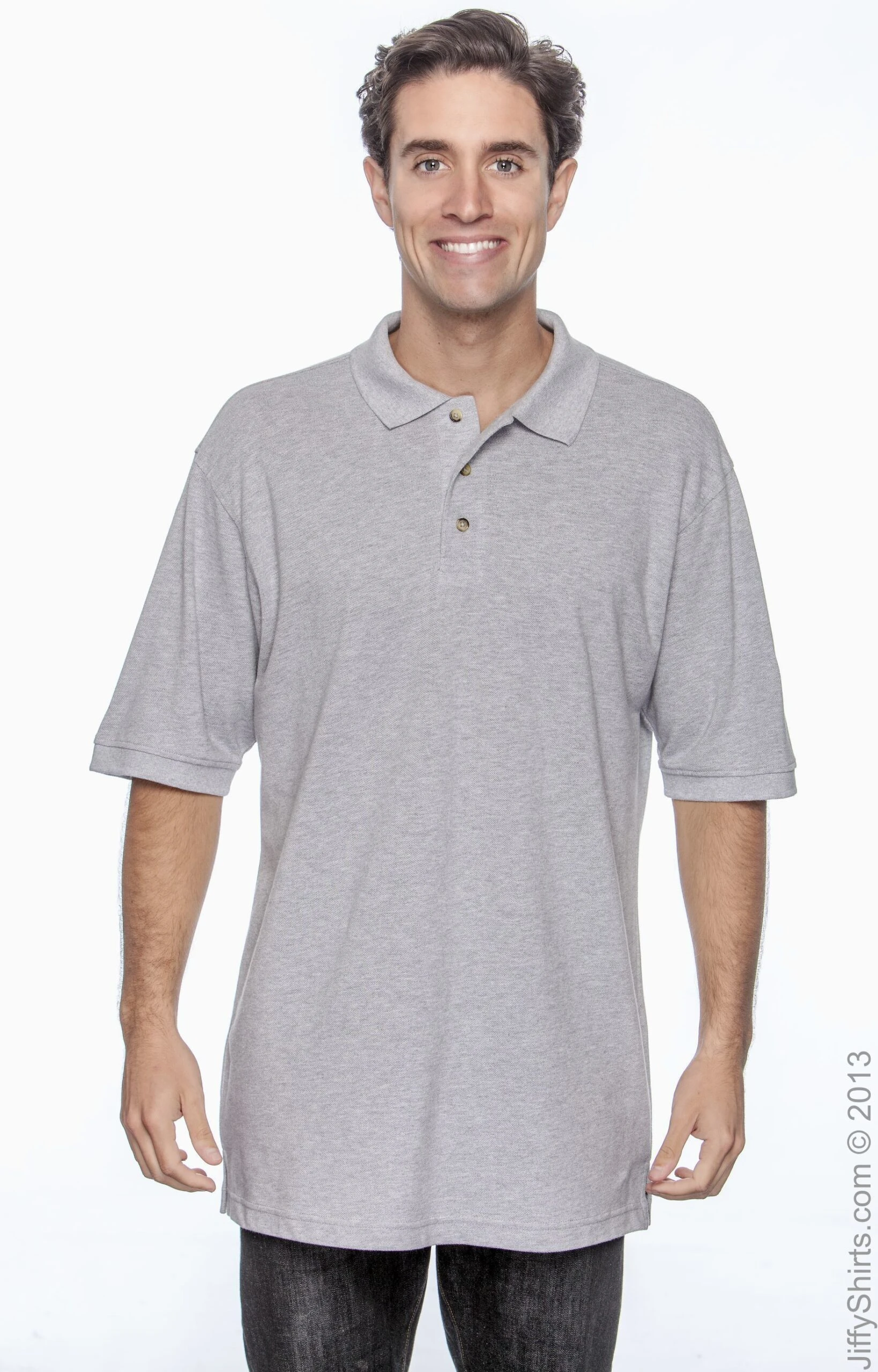 Men's 6 Oz. Ringspun Cotton Piqué Short-Sleeve Polo 7 Men's 6 Oz. Ringspun Cotton Piqué Short-Sleeve Polo - Image 6