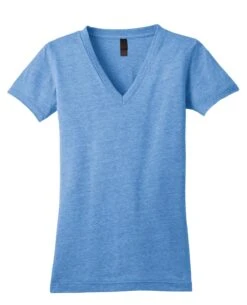 District Ladies' Junior Tri-Blend V-Neck Tee 17 District Ladies' Junior Tri-Blend V-Neck Tee -Jiffyshirts Sales Store 48d8529129b5c2