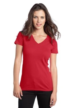 District Ladies' Junior The Concert Tee V-Neck -Jiffyshirts Sales Store 4906d93786b052
