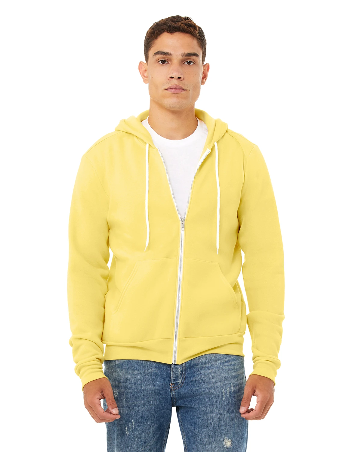 Unisex Poly-Cotton Sponge Fleece Full-Zip Hooded Sweatshirt 21 Unisex Poly-Cotton Sponge Fleece Full-Zip Hooded Sweatshirt - Image 19