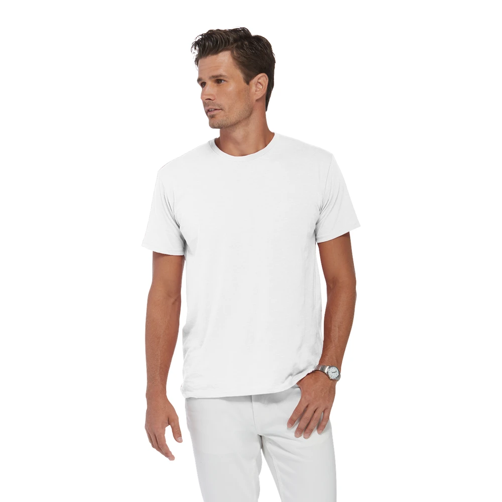 Platinum Adult Unisex CVC Short Sleeve Crew Neck Tee 8 Platinum Adult Unisex CVC Short Sleeve Crew Neck Tee - Image 6