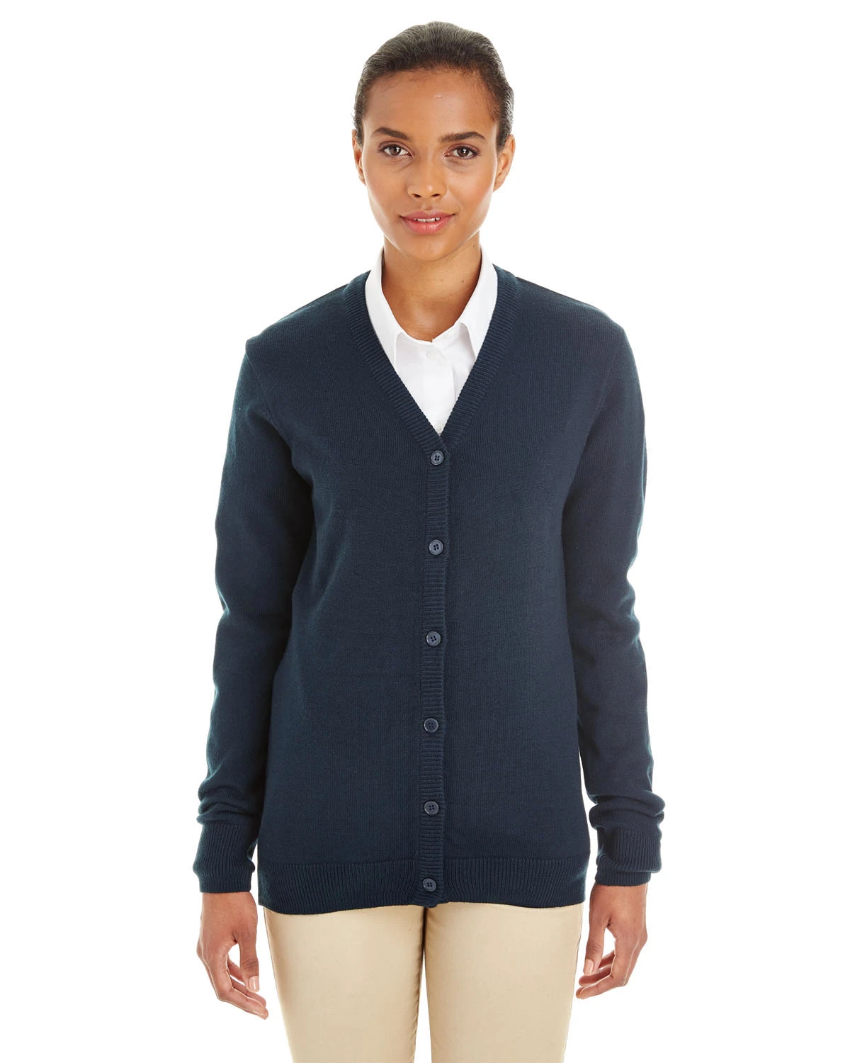 Ladies' Pilbloc™ V-Neck Button Cardigan Sweater 9 Ladies' Pilbloc™ V-Neck Button Cardigan Sweater - Image 7
