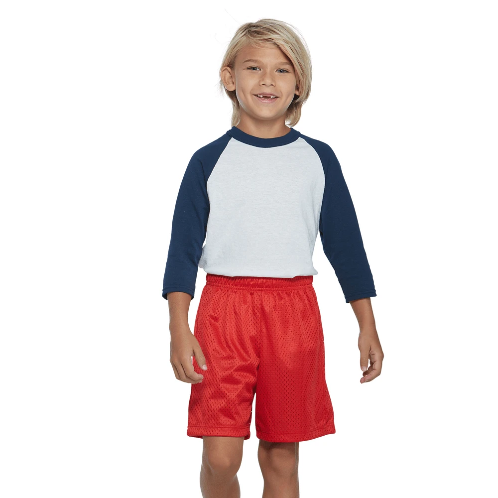 Youth Unisex Birds Eye Mesh Short 8 Youth Unisex Birds Eye Mesh Short - Image 6