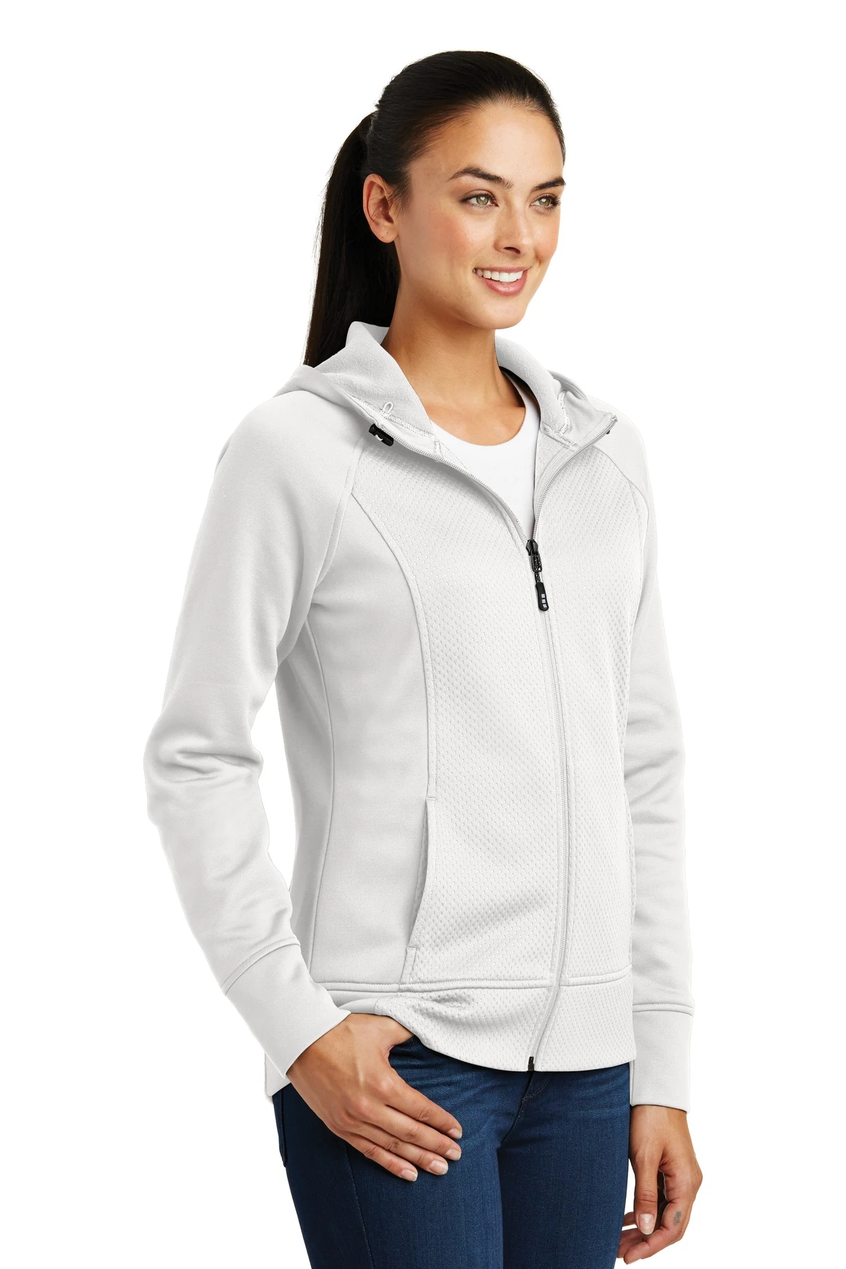 Ladies Rival Tech Fleece Full-Zip Hooded Jacket 4 Ladies Rival Tech Fleece Full-Zip Hooded Jacket - Image 2