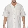Men's Barbados Textured Camp Shirt 2 Men's Barbados Textured Camp Shirt -Jiffyshirts Sales Store 4A71A859D4F820