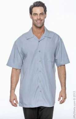 Men's Barbados Textured Camp Shirt -Jiffyshirts Sales Store 4A85F07813CFE7