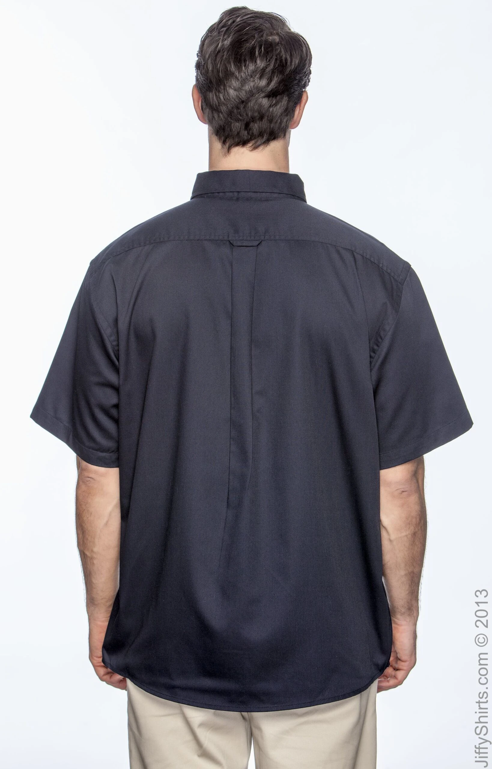 Men's Easy Blend™ Short-Sleeve Twill Shirt With Stain-Release 6 Men's Easy Blend™ Short-Sleeve Twill Shirt With Stain-Release - Image 4