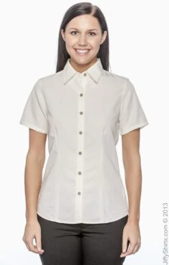 Ladies' Barbados Textured Camp Shirt