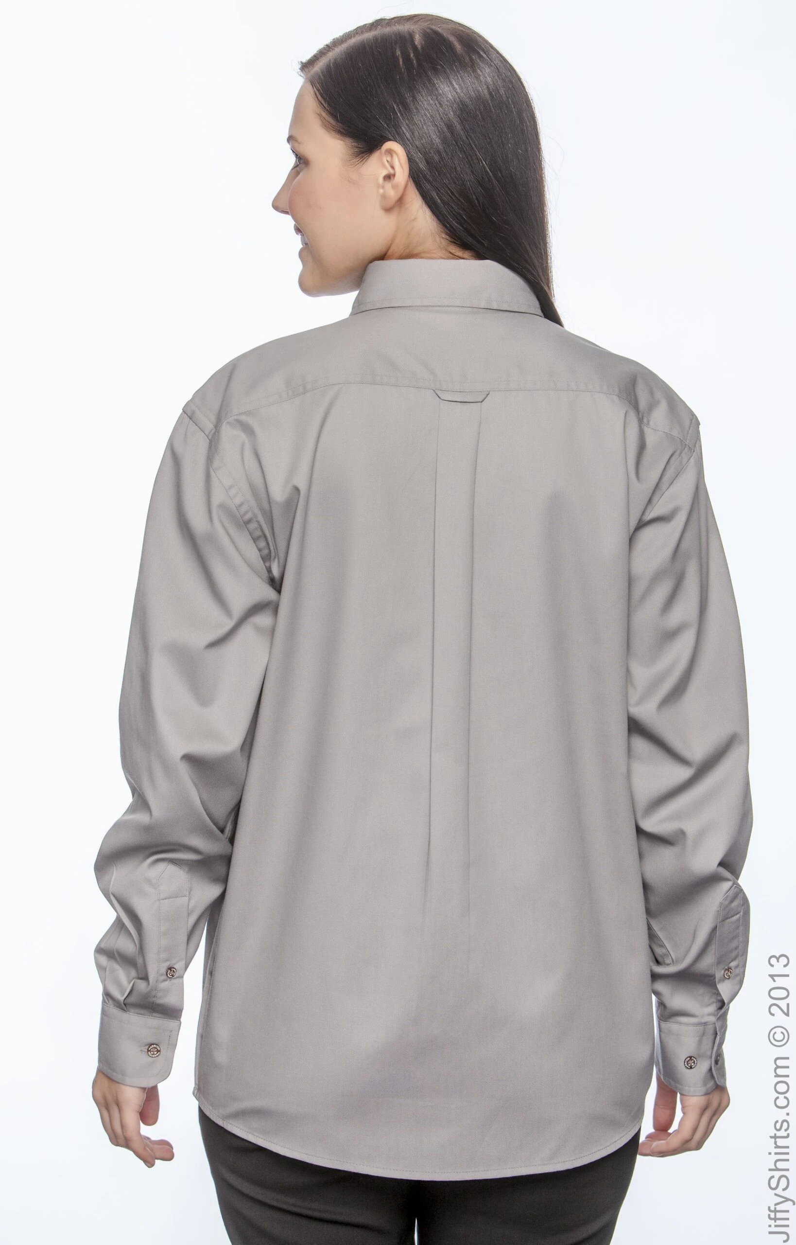 Men's Easy Blend™ Long-Sleeve Twill Shirt With Stain-Release 6 Men's Easy Blend™ Long-Sleeve Twill Shirt With Stain-Release - Image 4