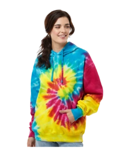 Adult Unisex 8.5 Oz. Tie-Dyed Pullover Hood