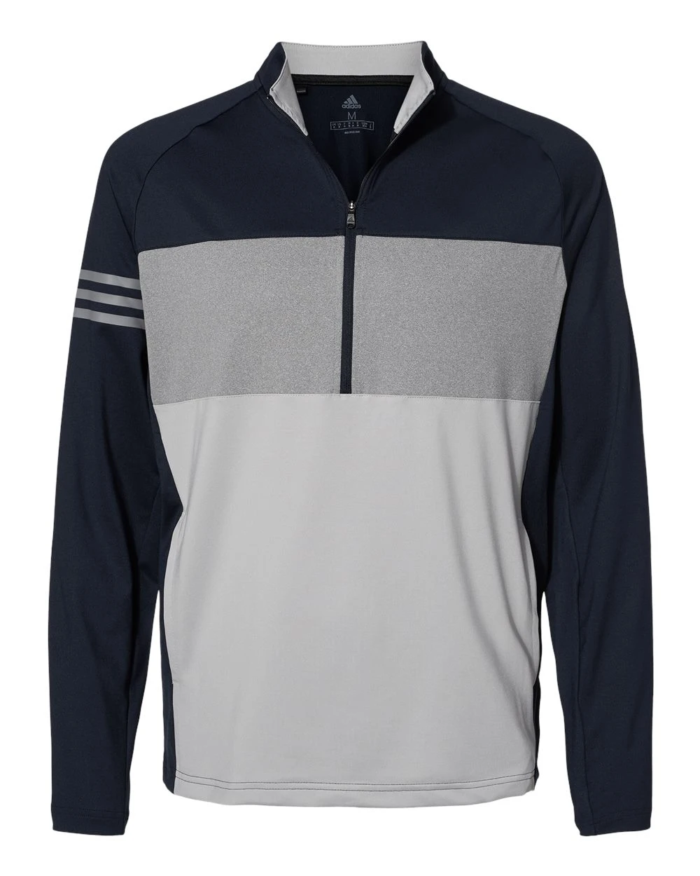 ADIDAS Adult Unisex 3-Stripes Competition Quarter Zip Pullover 4 ADIDAS Adult Unisex 3-Stripes Competition Quarter Zip Pullover - Image 2