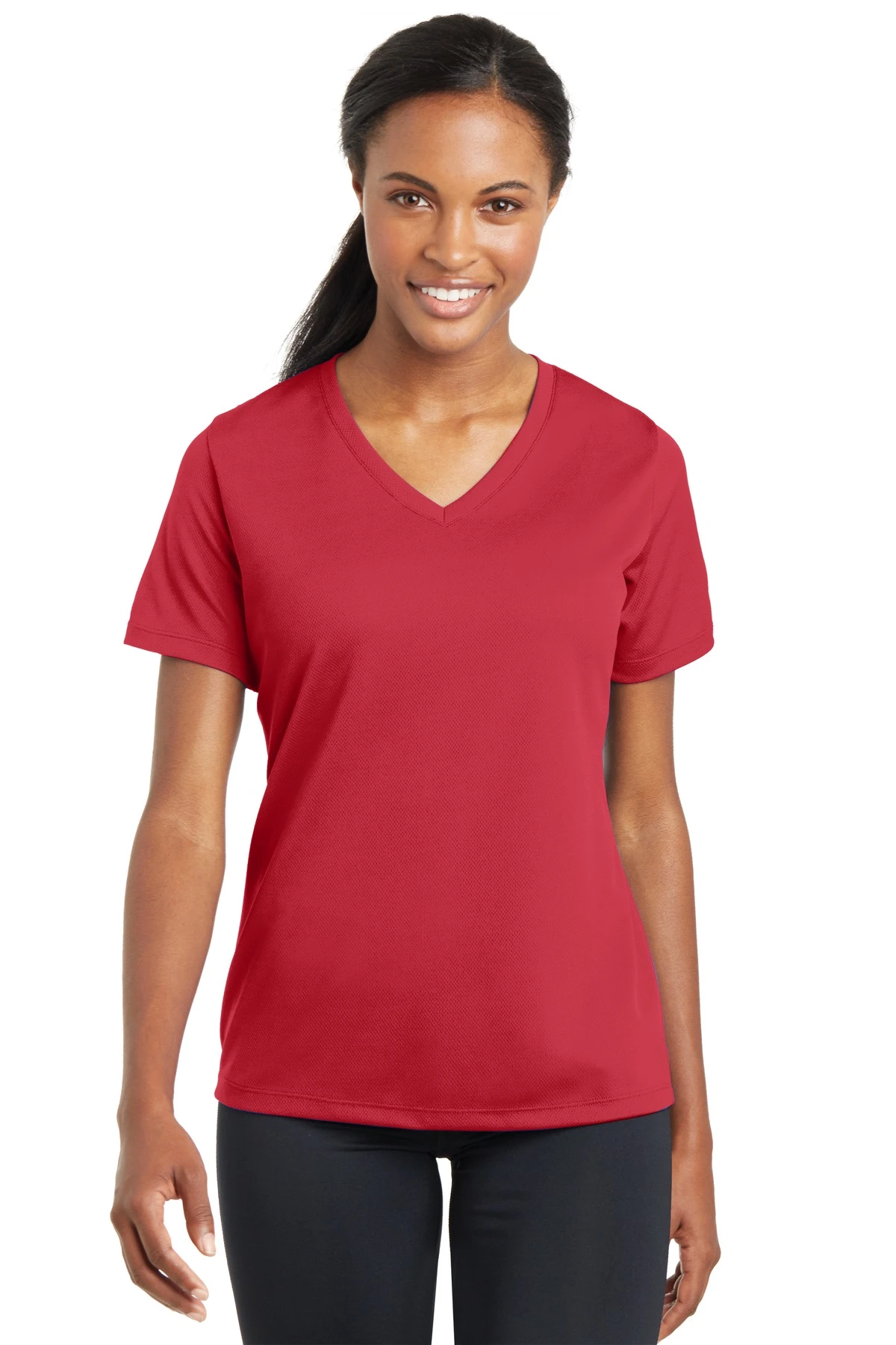 Ladies PosiCharge RacerMesh V-Neck Tee 15 Ladies PosiCharge RacerMesh V-Neck Tee - Image 13
