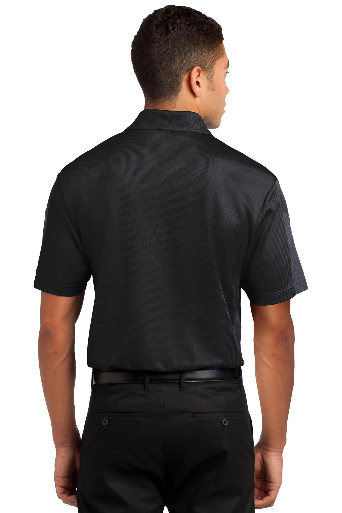 Men's PosiCharge Active Textured Colorblock Polo 4 Men's PosiCharge Active Textured Colorblock Polo - Image 2