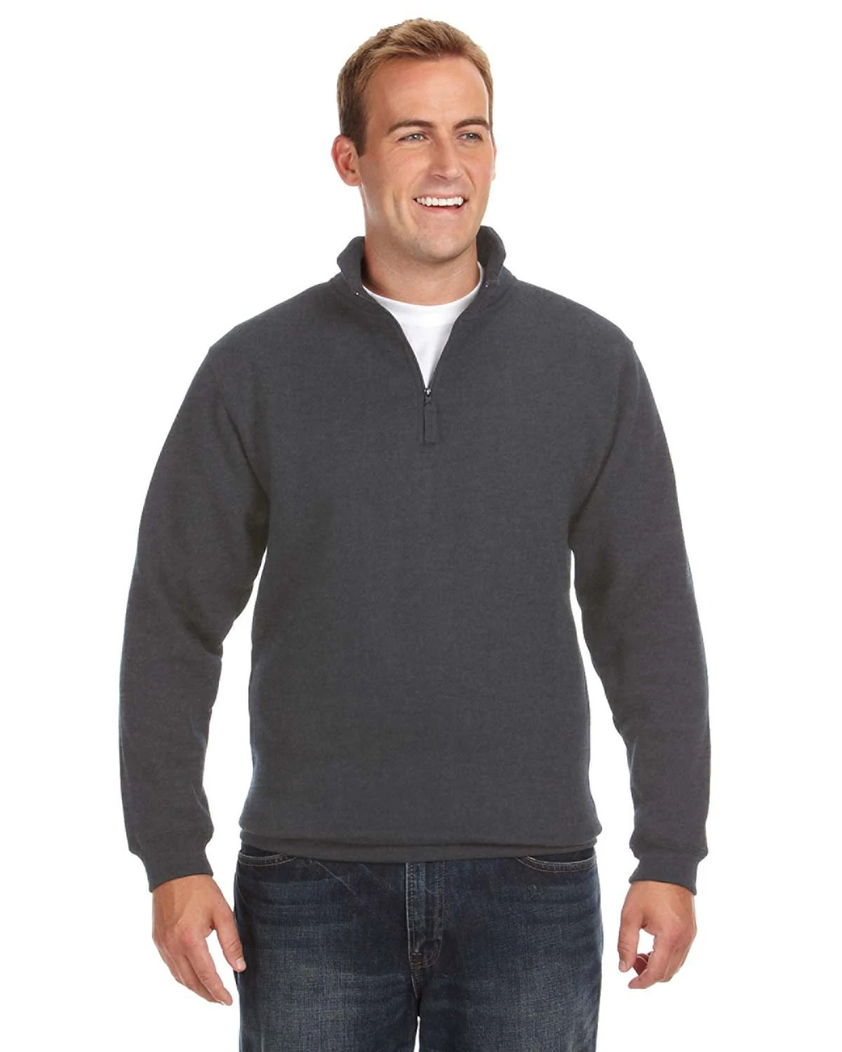 Adult Unisex Heavyweight Fleece Quarter-Zip 3 Adult Unisex Heavyweight Fleece Quarter-Zip