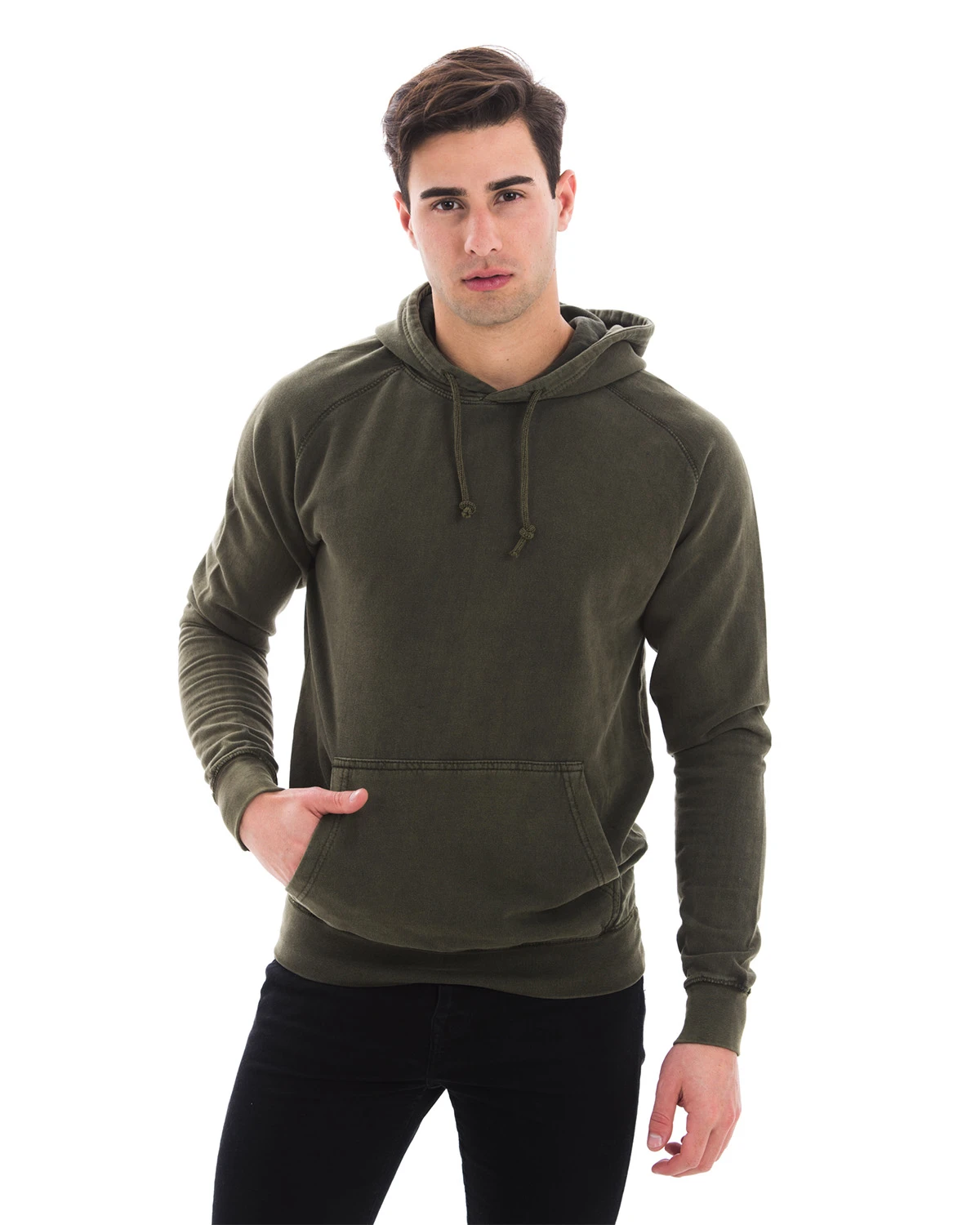 Unisex Vintage Raglan Hooded Sweatshirt 11 Unisex Vintage Raglan Hooded Sweatshirt - Image 9