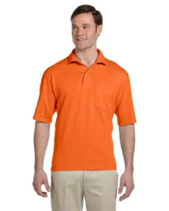 Jerzees Adult Unisex 5.6 Oz. SpotShield™ Pocket Jersey Polo -Jiffyshirts Sales Store 4b5dcfa6b23c1a
