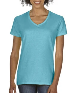 Ladies' Midweight RS V-Neck T-Shirt -Jiffyshirts Sales Store 4c05fdd6c7abec