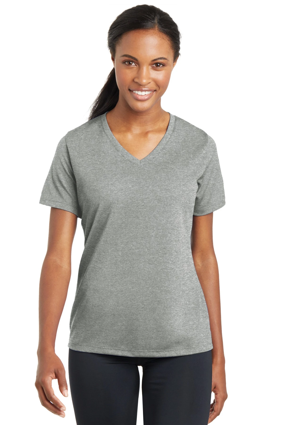 Ladies PosiCharge RacerMesh V-Neck Tee 7 Ladies PosiCharge RacerMesh V-Neck Tee - Image 5