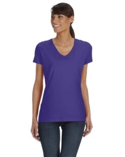 FRUIT OF THE LOOM Ladies' 5 Oz. HD Cotton™ V-Neck T-Shirt 23 FRUIT OF THE LOOM Ladies' 5 Oz. HD Cotton™ V-Neck T-Shirt -Jiffyshirts Sales Store 4cb7e62c6f24f2