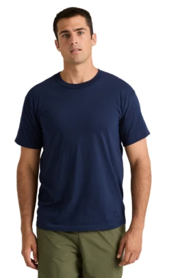 Adult Unisex USA Made Ringspun Cotton Military Tee 3-Pack