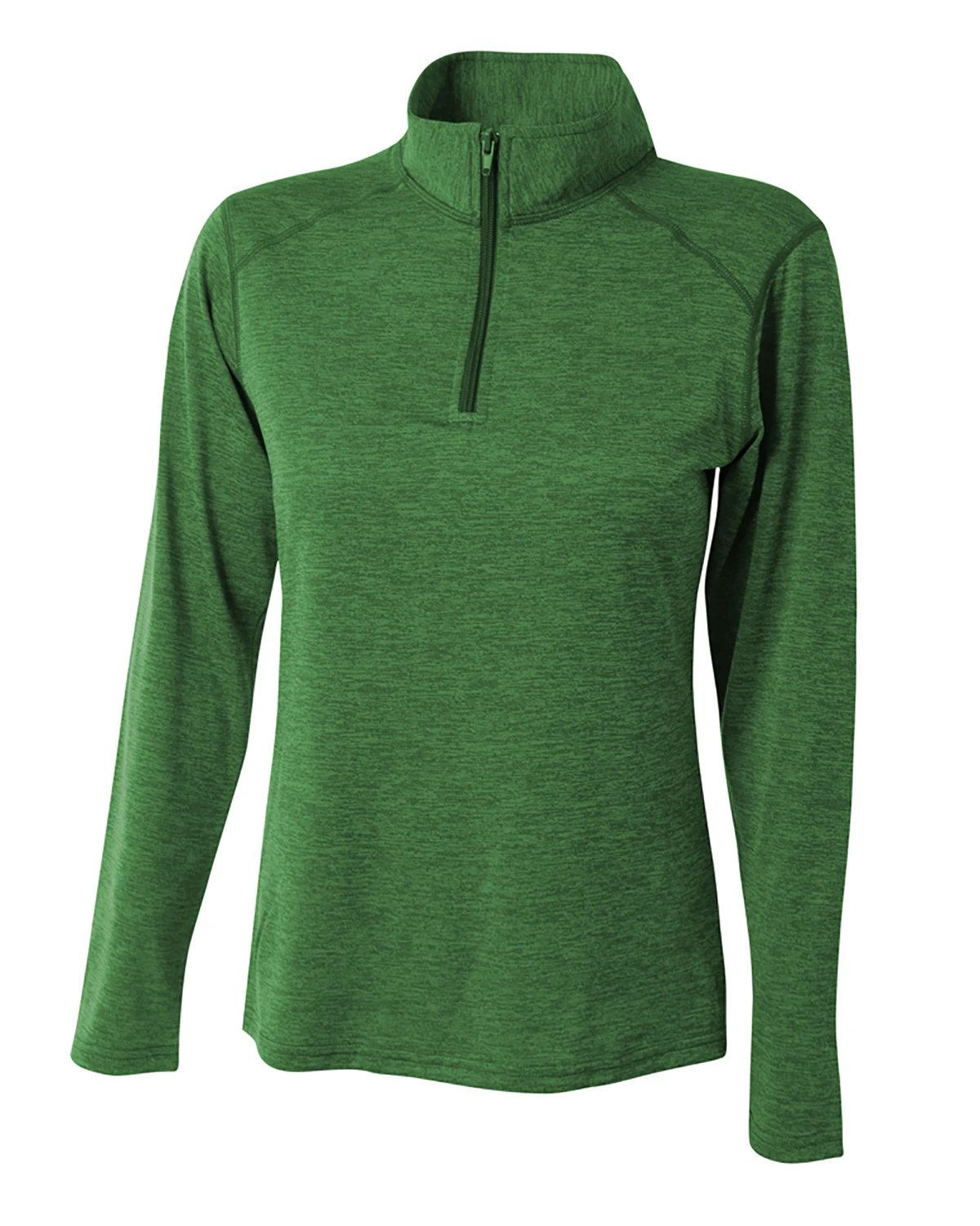 Ladies' Tonal Space-Dye Quarter-Zip 9 Ladies' Tonal Space-Dye Quarter-Zip - Image 7
