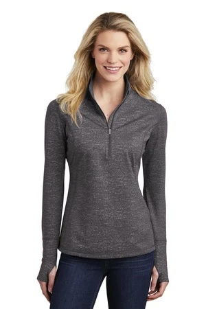 Ladies Sport-Wick Stretch Reflective Heather 1/2-Zip Pullover 9 Ladies Sport-Wick Stretch Reflective Heather 1/2-Zip Pullover - Image 7