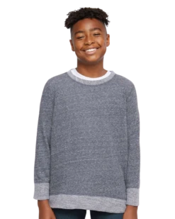 Youth Unisex French Terry Long-Sleeve Crew 18 Youth Unisex French Terry Long-Sleeve Crew -Jiffyshirts Sales Store 4d478726291677