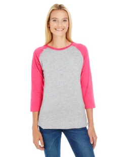 Ladies Baseball T-Shirt 34 Ladies Baseball T-Shirt -Jiffyshirts Sales Store 4d4ebc82a86612