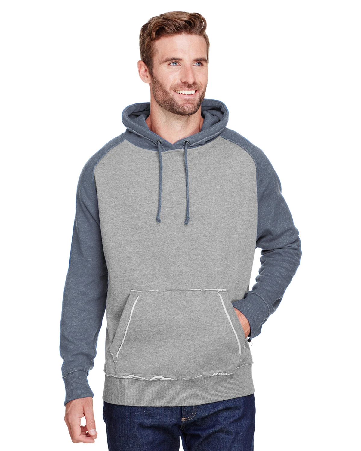 Adult Unisex Vintage Heather Pullover Hood 13 Adult Unisex Vintage Heather Pullover Hood - Image 11