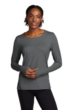 Ladies Exchange 1.5 Long Sleeve Crew -Jiffyshirts Sales Store 4da931c06ee4b9