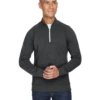 Adult Unisex Triblend Fleece Quarter-Zip -Jiffyshirts Sales Store 4dd40c8bb11191