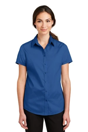 Ladies Short Sleeve SuperPro Twill Shirt 3 Ladies Short Sleeve SuperPro Twill Shirt