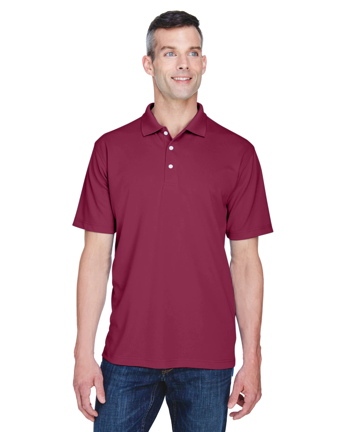 Men's Cool & Dry Stain-Release Performance Polo 14 Men's Cool & Dry Stain-Release Performance Polo - Image 12