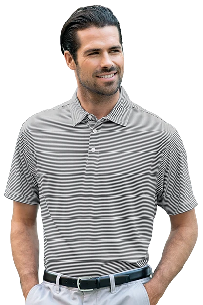 Pro Tonal Micro-Stripe Polo 10 Pro Tonal Micro-Stripe Polo - Image 8