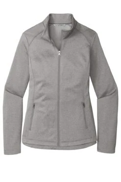 Ladies Diamond Heather Fleece Full-Zip Jacket -Jiffyshirts Sales Store 4e6099329bbb59