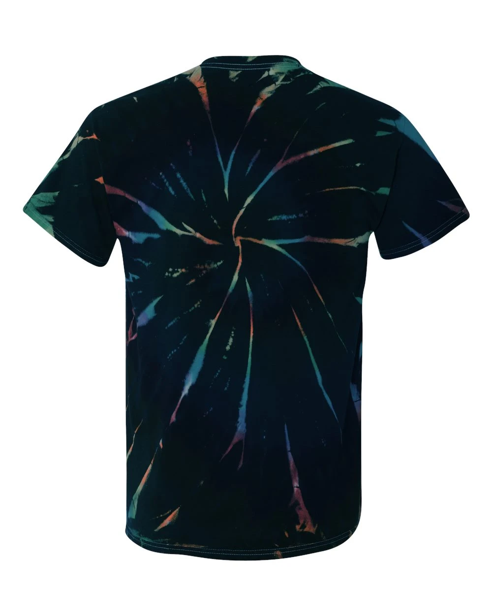 Unisex Multi-Color Spiral Short Sleeve T-Shirt 6 Unisex Multi-Color Spiral Short Sleeve T-Shirt - Image 4