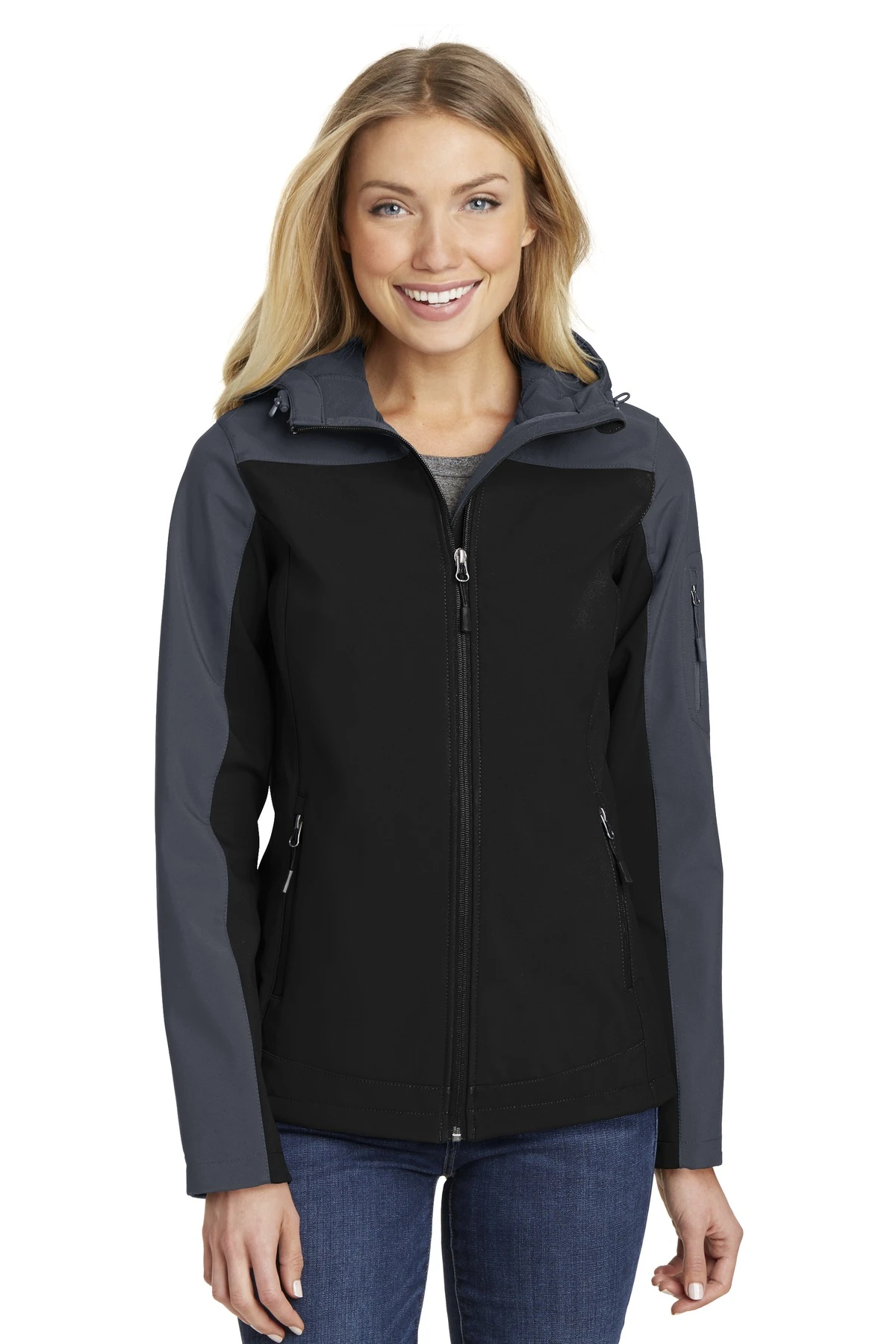 Ladies Hooded Core Soft Shell Jacket 6 Ladies Hooded Core Soft Shell Jacket - Image 4