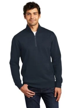 District Adult Unisex V.I.T. Fleece 1/4-Zip -Jiffyshirts Sales Store 4f16b1a4508533