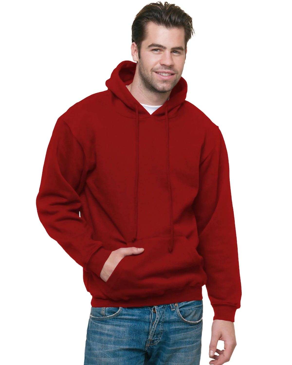 Adult Unisex 9.5 Oz., 80/20 Pullover Hooded Sweatshirt 14 Adult Unisex 9.5 Oz., 80/20 Pullover Hooded Sweatshirt - Image 12