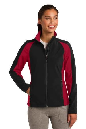 Ladies Colorblock Soft Shell Jacket 8 Ladies Colorblock Soft Shell Jacket - Image 6