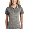 Ladies PosiCharge Electric Heather Polo -Jiffyshirts Sales Store 4fcb5bb02ccbff