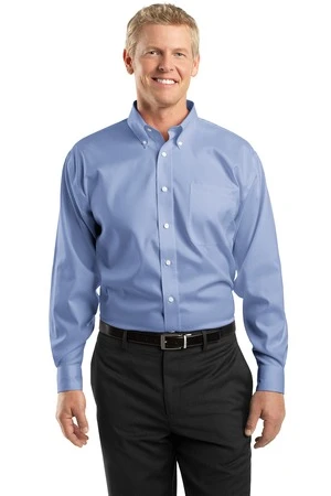 Tall Non-Iron Pinpoint Oxford Shirt 6 Tall Non-Iron Pinpoint Oxford Shirt - Image 4